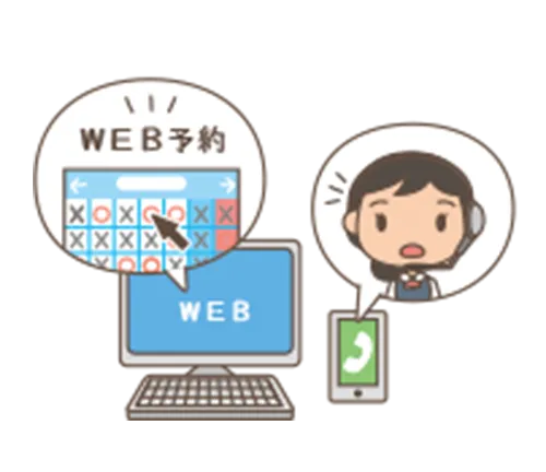 ペット火葬の電話予約イメージ