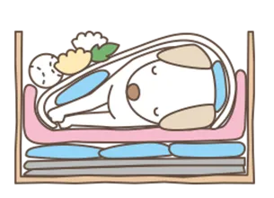 祭壇と納棺の準備